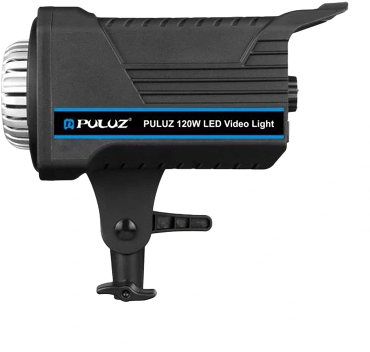 Puluz 120 W LED studijinis šviestuvas su spalvų temperatūros valdymu ir nuotolinio valdymo pultu