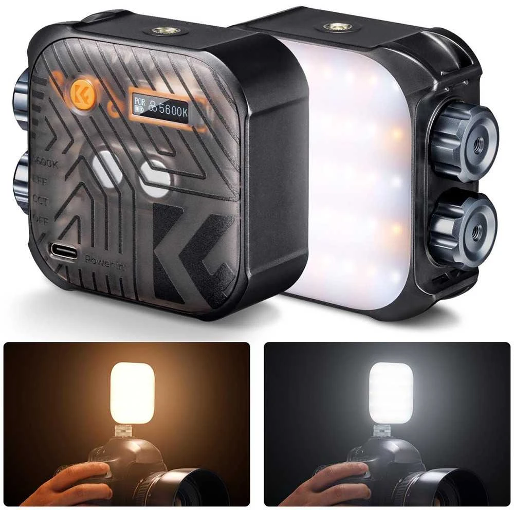 LED Šviesa - K&F Concept KF34.035 2500-9900K 2000mAh Įkraunama 40 LED