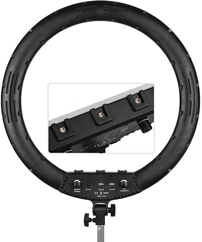 LED Šviesa - MITOYA MTY-21C 53cm 3000-6000K Nuotolinio Valdymo USB Prievadai