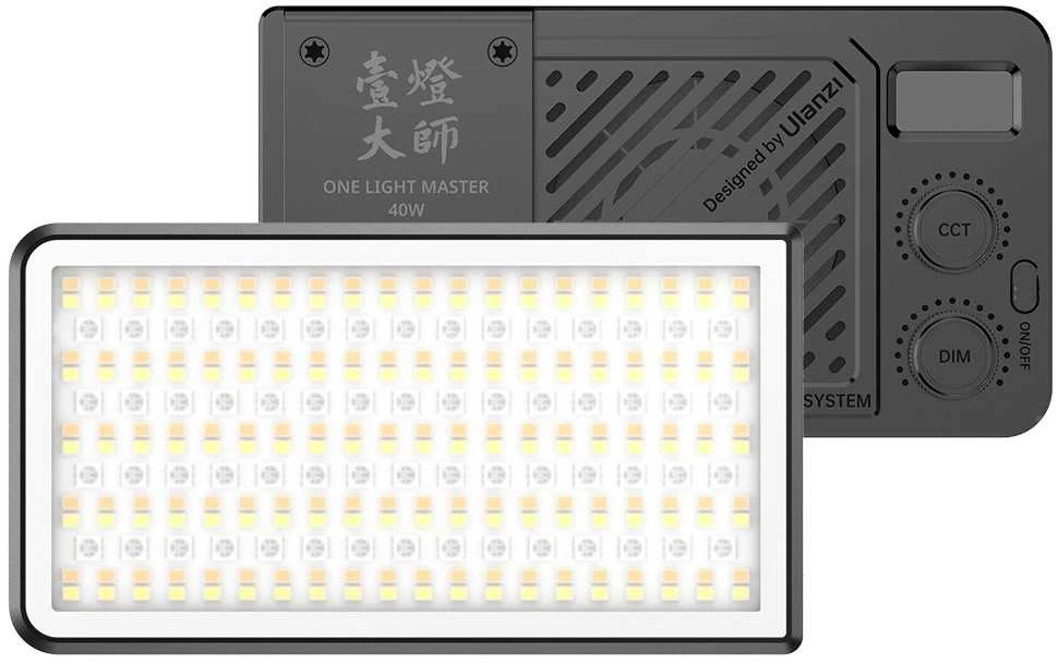 LED Šviesa - Ulanzi P40 2700-6500K Reguliuojamas Ryškumas USB-C