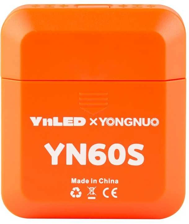 LED Šviesa - Yongnuo YN60S 5500K 3 Ryškumo Lygiai Stovo Montavimas Oranžinė