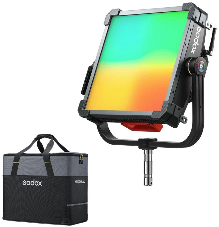 LED šviestuvas - Godox KNOWLED P300R RGB 350 W šviestuvo komplektas