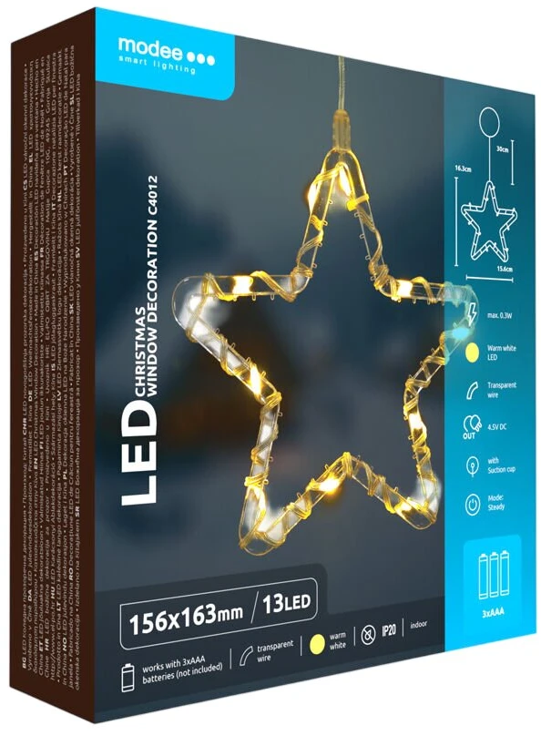 LED Šviestuvas - Modee ML-C4012 13LED Šilta Balta 156 x 163 mm
