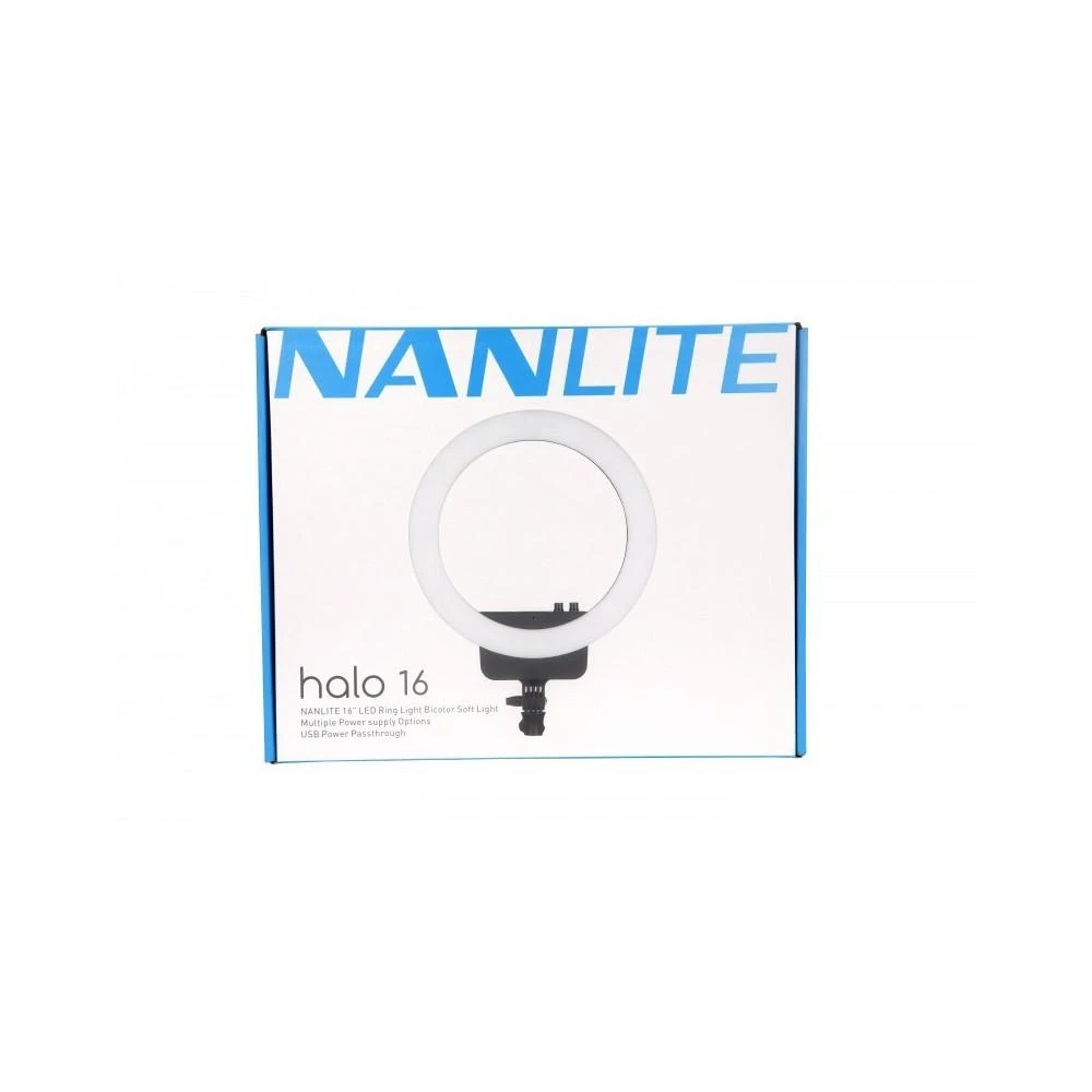 LED šviestuvas Nanlite Ringlight Halo 16 LED with Accessories