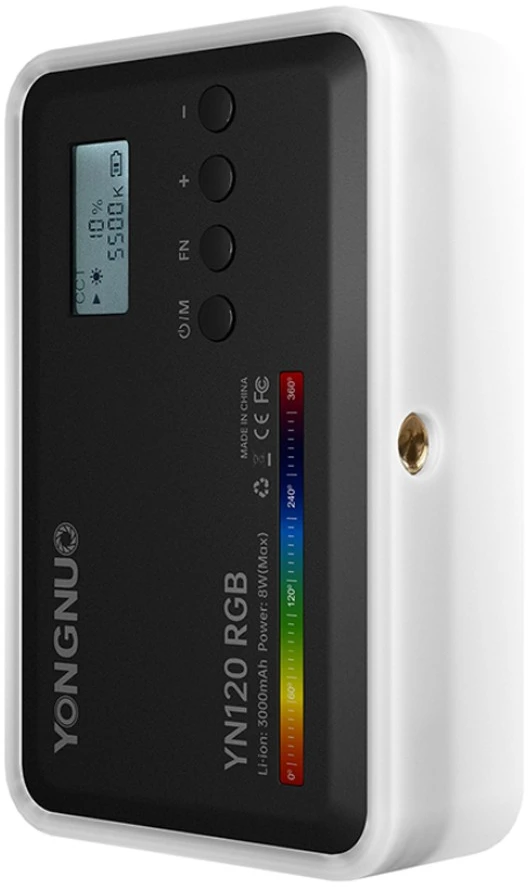 Apšvietimo įranga Yongnuo YN120 LED šviesa 2500-9900K RGB