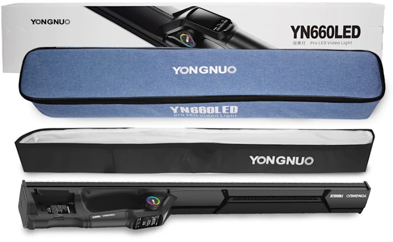 LED šviesos panelė - YONGNUO YN-660 LED panel 2000-9900K RGB