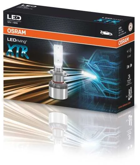 OSRAM LEDriving XTR H7 (64210DWXTR) LED PRIEKINIŲ ŽYMŲ LEMPUTĖS 2 vnt.