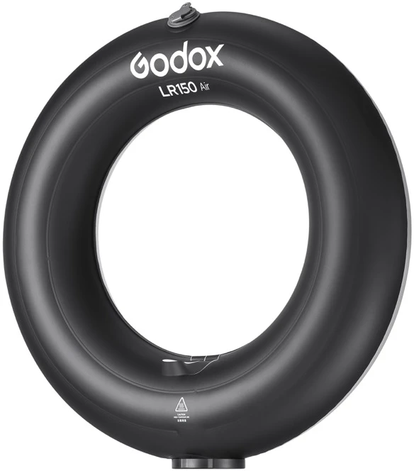 LED žiedinė lempa - Godox LR150R Air RGB 1 800–10 000 K, 14 FX, CRI 97/TLCI 98, juoda