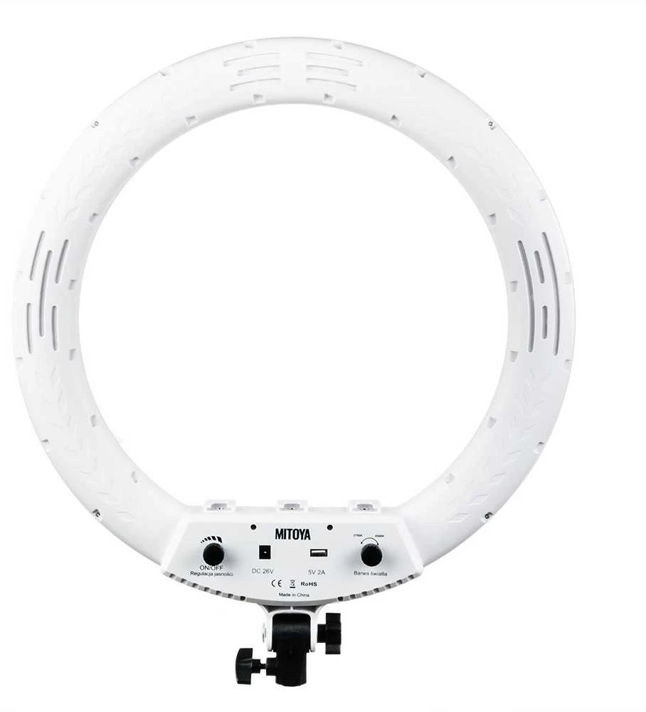 LED Žiedinė Šviesa - MITOYA MTY-18C 50W 2700-6500K Balta 45cm
