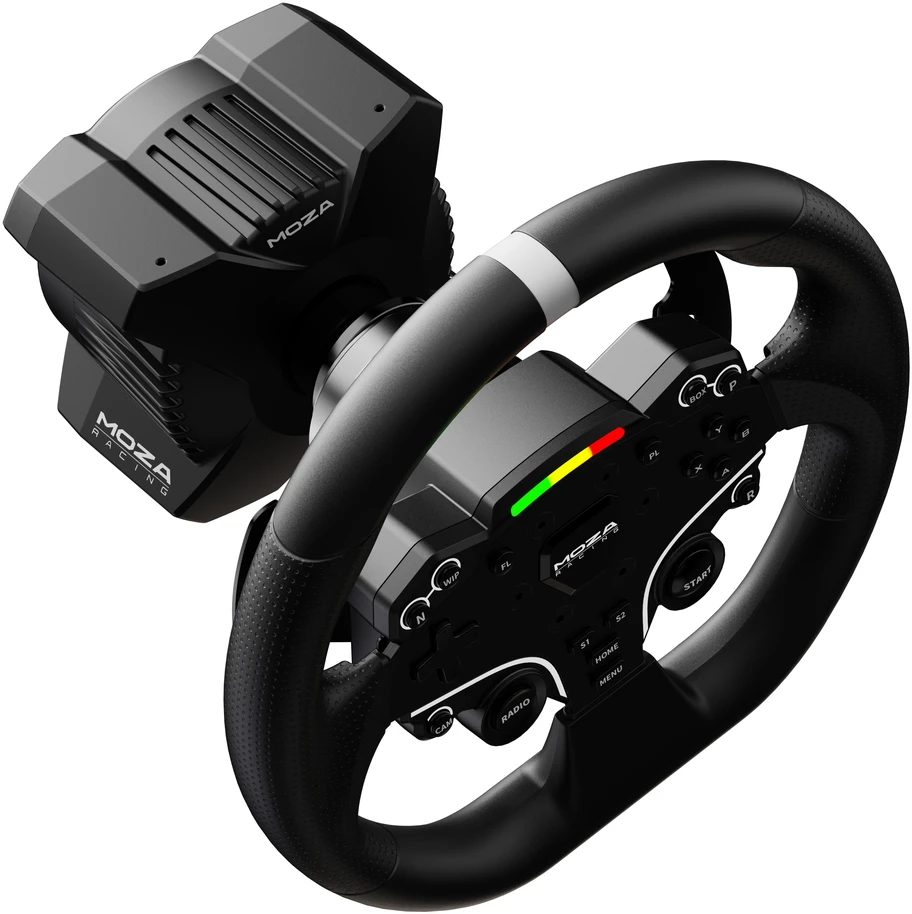 Lenktynių vairo komplektas - MOZA Racing R3 3,9 Nm ES Lite SR-P Lite Juodas