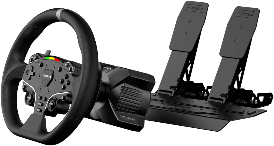 Lenktynių vairo komplektas - MOZA Racing R3 3,9 Nm ES Lite SR-P Lite Juodas