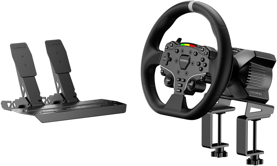 Lenktynių vairo komplektas - MOZA Racing R3 3,9 Nm ES Lite SR-P Lite Juodas