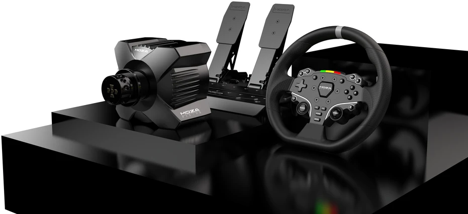 Lenktynių vairo komplektas - MOZA Racing R3 3,9 Nm ES Lite SR-P Lite Juodas