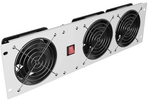 Lentynos Ventiliatorių Rinkinys - Lanberg AK-1506-S 3U 3 Ventiliatoriai 230 V 50 W Pilkas