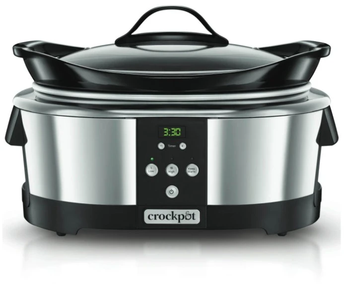 Crock Pot Crock-Puodas SCCPBPP605-050 5,7 litro lėta viryklė (chromuota)