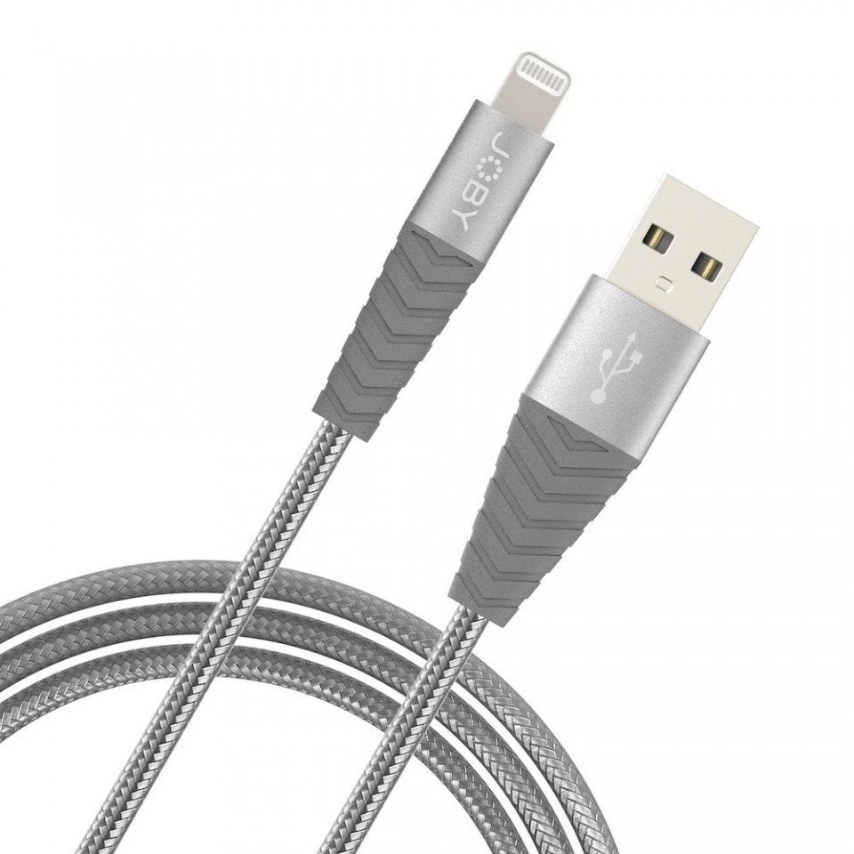 „Lightning“ laidas - Joby „Lightning“–USB laidas 1,2 m, pilkas