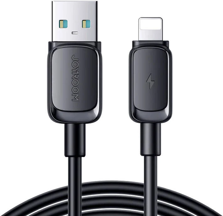 Joyroom USB - Lightning Data Cable, 2.4A, 480Mb/s, 1.2m Juodas (S-AL012A14)