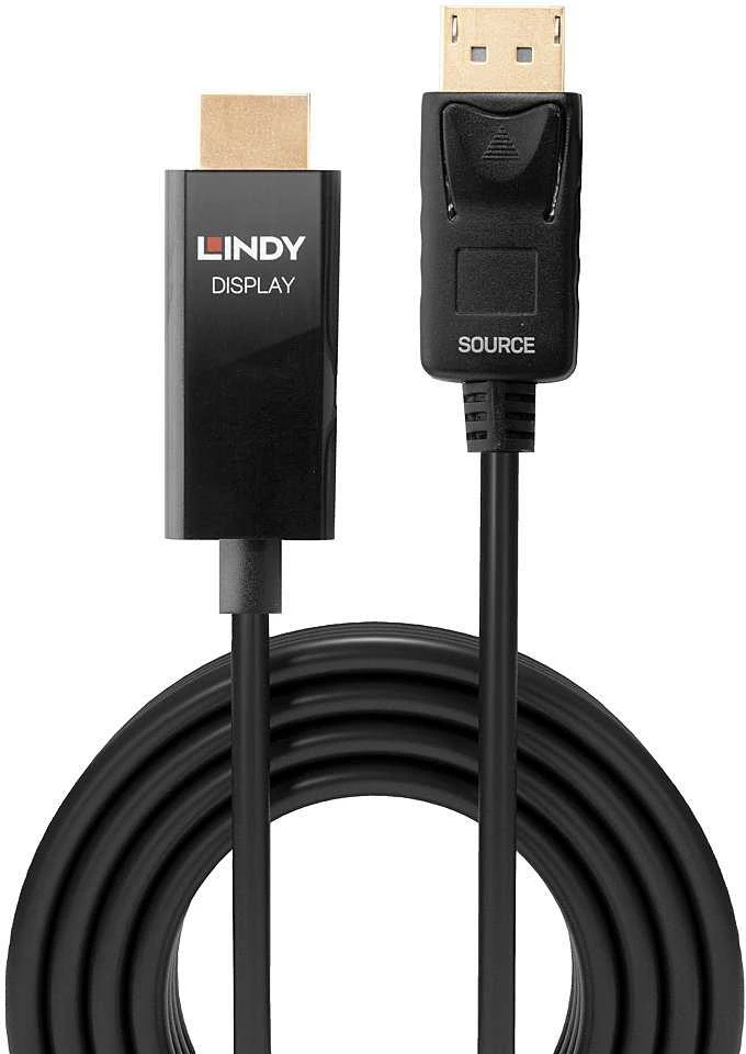 Adapteris - LINDY Ekranas Port į HDMI 4K60Hz Adapteris 4K60Hz 18Gbps 3 m