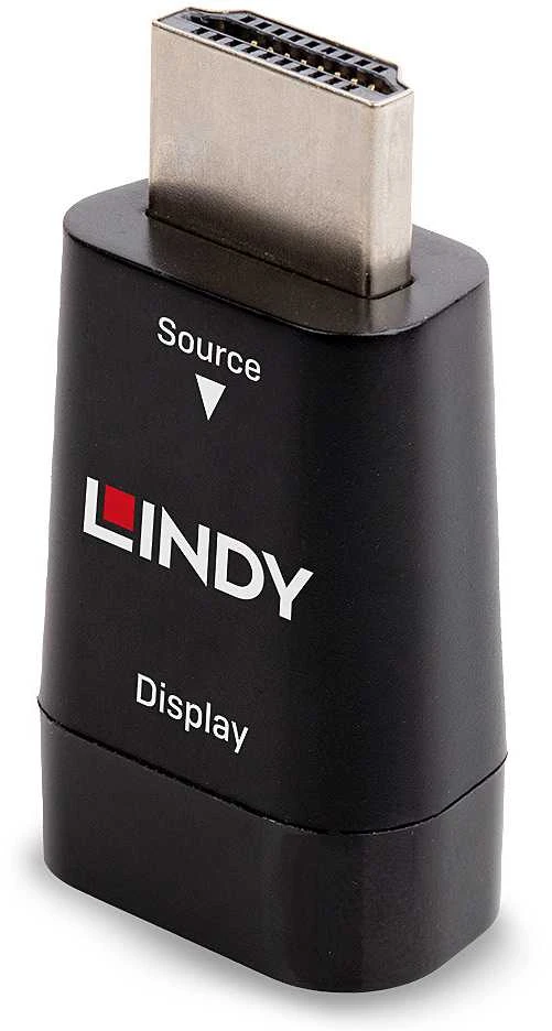 Adapteris - LINDY HDMI į VGA Konverteris, Juodas