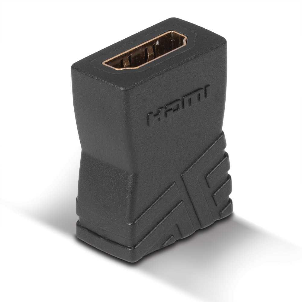 Adapteris - LINDY HDMI M/F Jungtis, 18Gb/s, 4K, UHD, 60Hz, Juodas