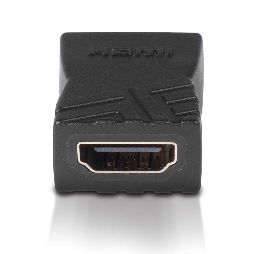 Adapteris - LINDY HDMI M/F Jungtis, 18Gb/s, 4K, UHD, 60Hz, Juodas