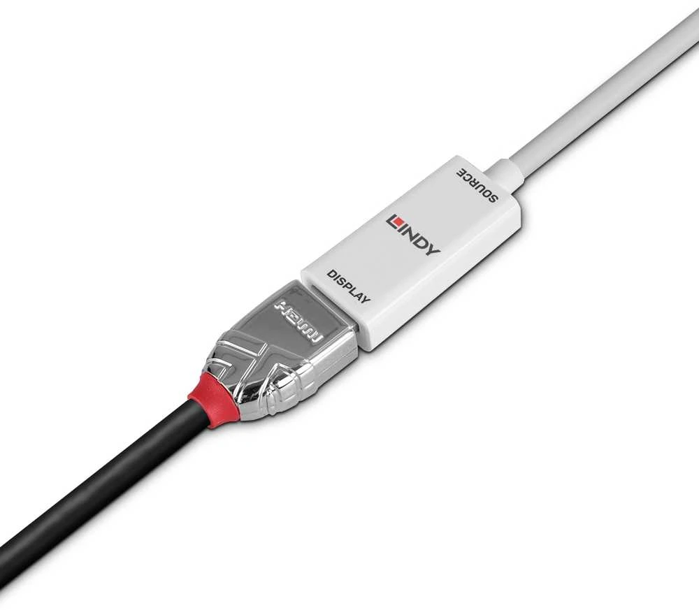 Adapteris - LINDY Mini DisplayPort 1.2 į HDMI 4K Pasyvus Adapteris Konverteris, 30Hz, 10.8Gbps, Baltas