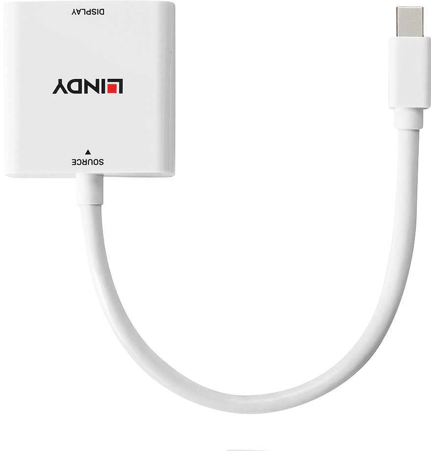 LINDY Mini DisplayPort į DVI adapteris, baltas