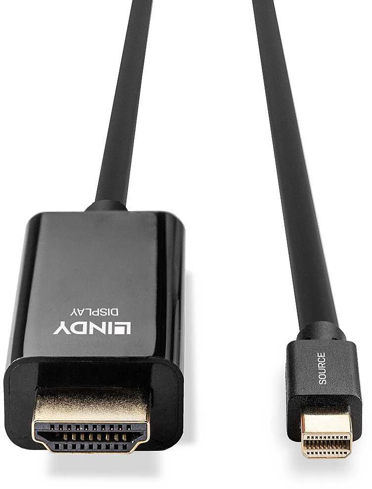 Adapteris - LINDY Mini Ekranas Port į HDMI 4K30Hz Adapteris 1 m
