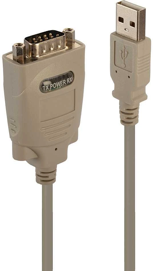 USB Adapteris - LINDY USB į Serial RS422 Konverteris, 12Mbps, Pilnas Duplex, 1 m, Rudas