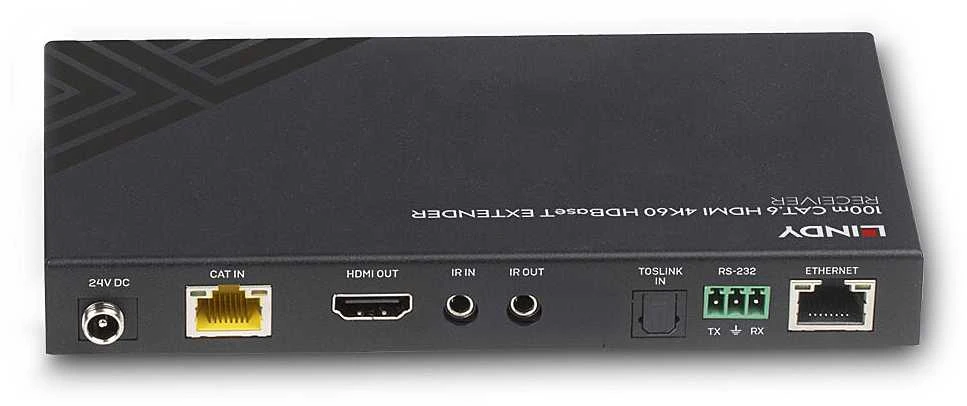 AV Imtuvas - LINDY Cat.6 HDMI 4K60 HDBaseT Imtuvas, Garsui, IR, RS-232, 100 m