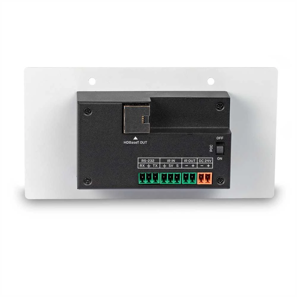 Lindy HDBaseT ilgintuvas – galinė jungčių panelė