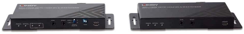 HDMI Ilgintuvas - LINDY 300m/1000m Šviesolaidinis HDMI 4K60, IR, RS232, Garsui