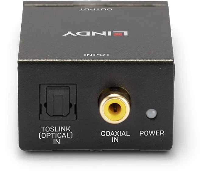 LINDY DAC adapteris: galinė jungčių panelė