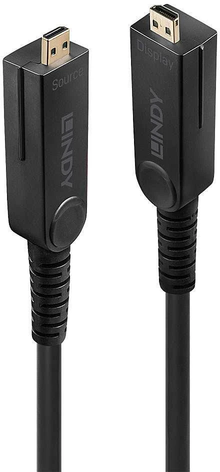 Lindy šviesolaidinis Micro-HDMI laidas su Source ir Display jungtimis