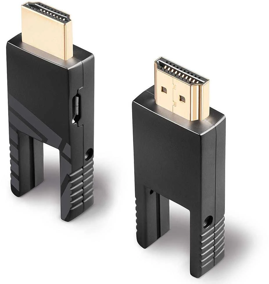 HDMI Laidas - LINDY Šviesolaidinis Hibridinis Micro-HDMI 4K60 Laidas, 18Gbps, Atsparus Micro-HDMI, HDMI, DVI, 30 m, Juodas