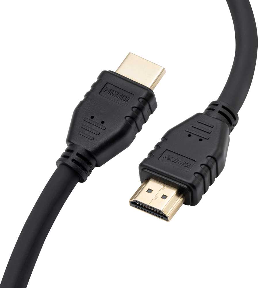 HDMI Laidas - LINDY 4K60Hz HDMI Laidas, 18Gbps, M/M, Lankstus, 3 m, Juodas