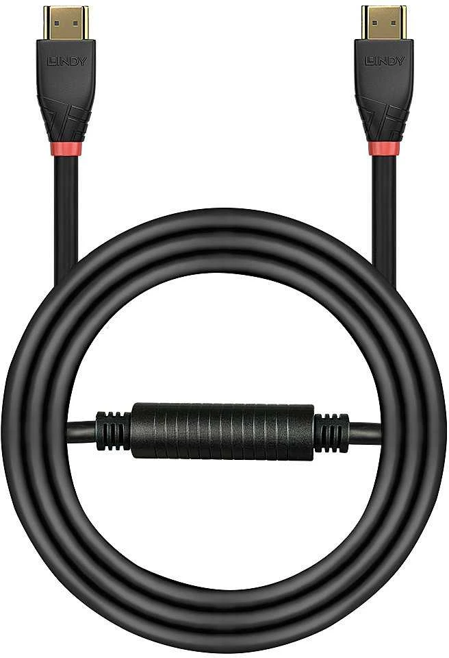 HDMI Laidas - LINDY Aktyvus HDMI Laidas, 10.2Gbps, 4K, 4096x2160@30Hz, 30 m, Juodas