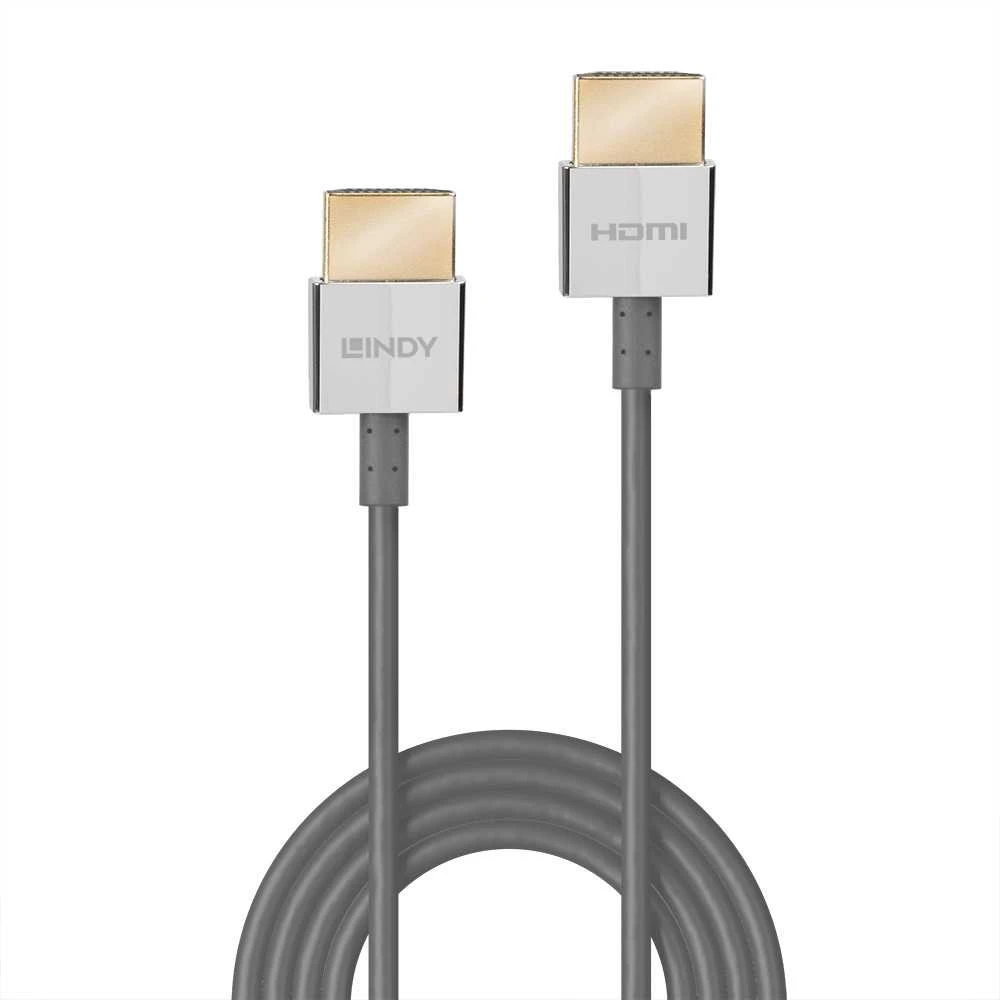 LINDY plonas HDMI laidas su metalinėmis jungtimis