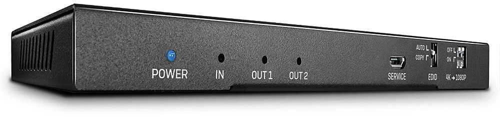 HDMI Skirstytuvas - LINDY 2 Prievadų HDMI Skirstytuvas 18G 4096x2160@60Hz Garso Išgavimas ir Sumažinimas