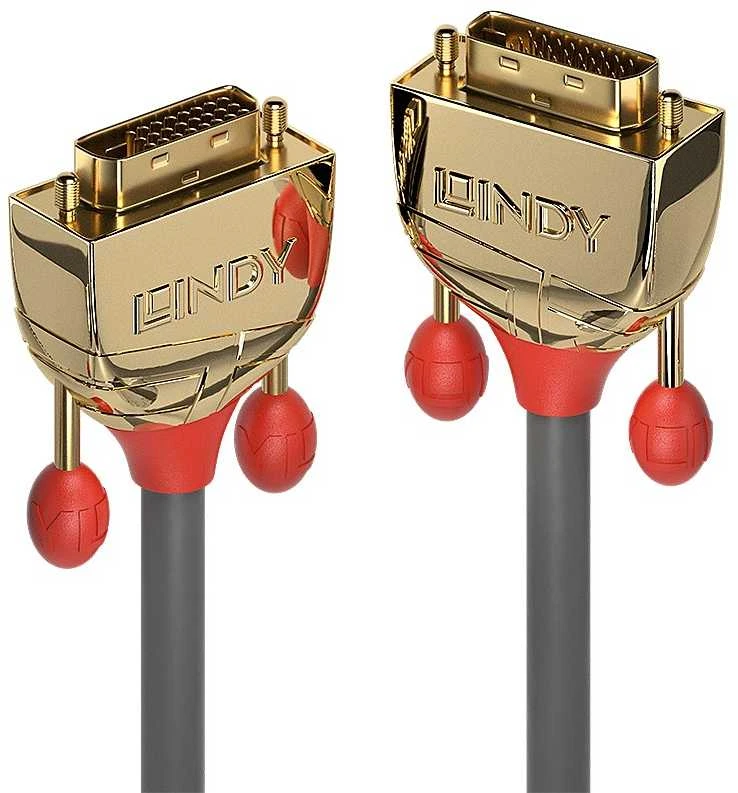 DVI Kabelis - LINDY Gold Line DVI-D Dual Link Kabelis, M/M, 2560x1600 60Hz, 1 m