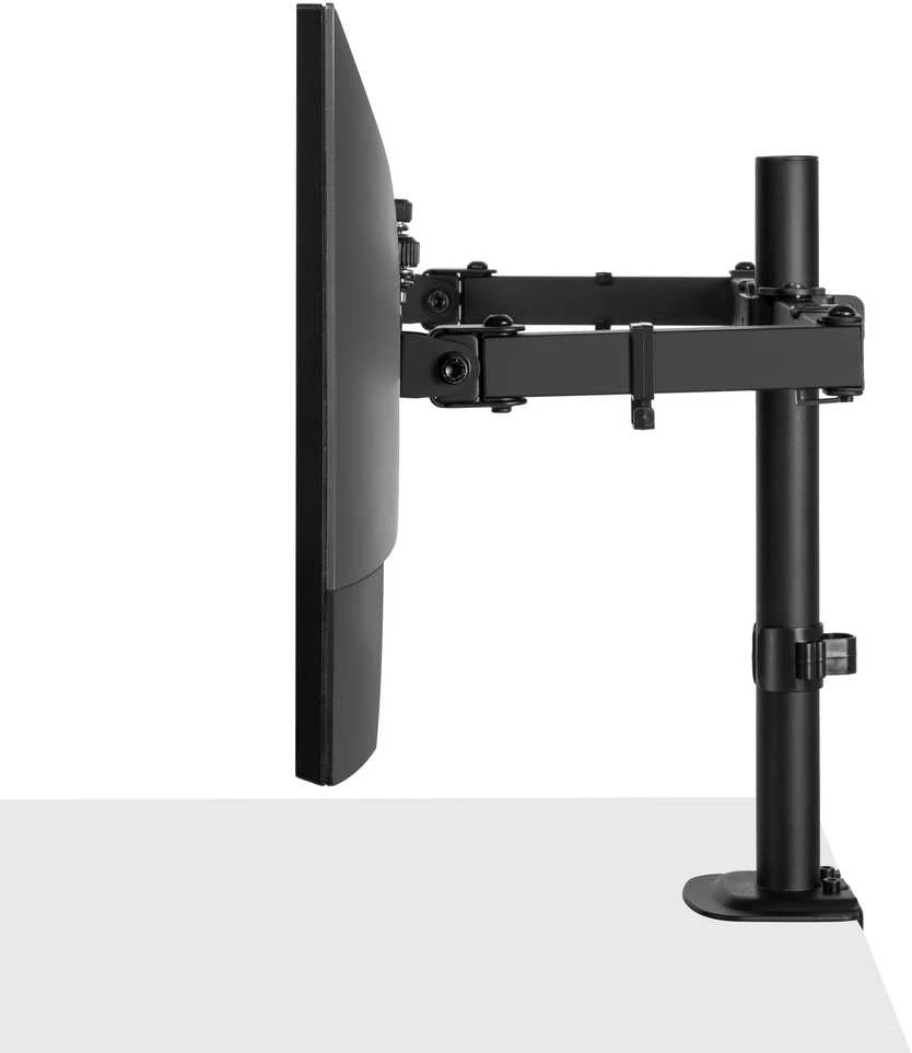 Monitoriaus Laikiklis - LINDY Dvigubas Reguliuojamas Monitoriaus Laikiklis 13-32", Juodas