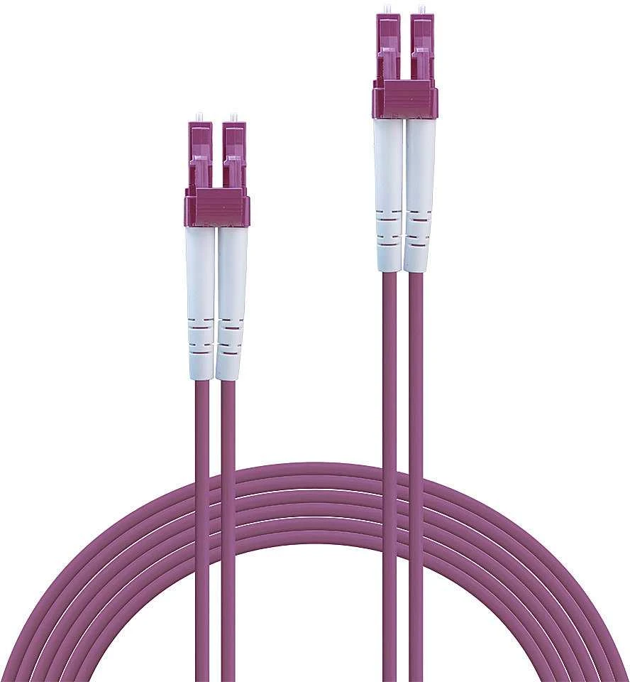 Lindy Pluoštinis Laidas - LC/LC OM4 20m 50/125µm Multimode