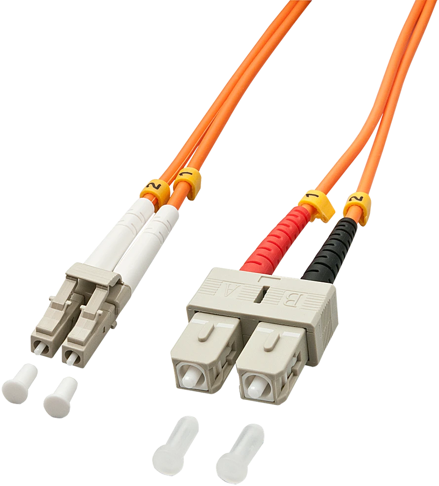 Lindy Pluoštinis Laidas - LC/SC OM2 10m 50/125µm Multimode