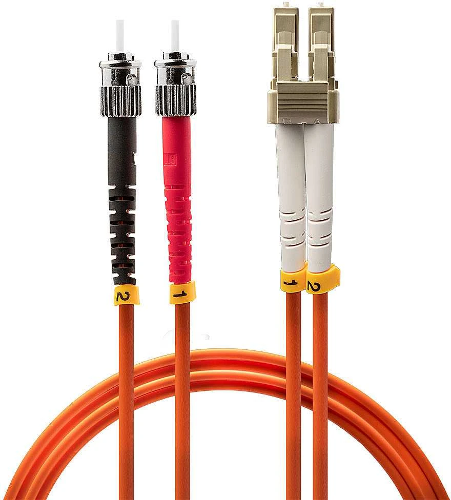 Lindy Pluoštinis Laidas - LC/ST OM2 50/125µm Multimode 3m LS0H