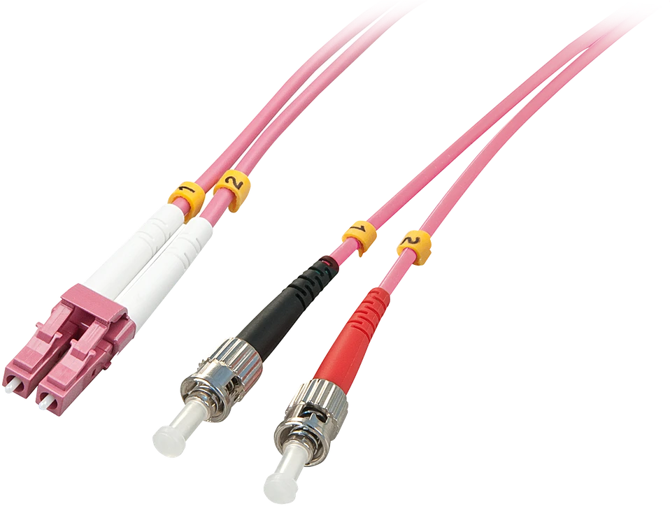 Lindy Pluoštinis Laidas - LC/ST OM4 10m 50/125µm Multimode