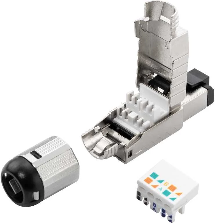 Lindy Tinklo Įranga - RJ-45 Cat.6/6A Beįrankis Kištukas 500MHz su Įtempimo Apsauga