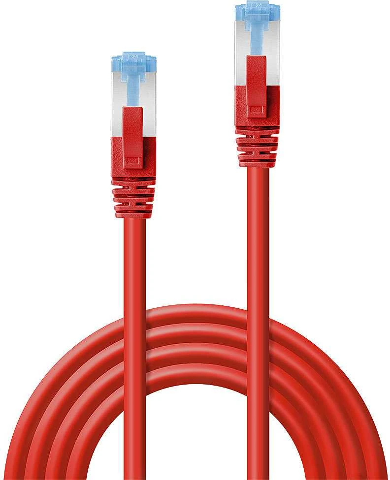Tinklo Kabelis - LINDY Cat.6A S/FTP LSZH Tinklo Kabelis, RJ45, M/M, 500MHz, 3 m, Raudonas