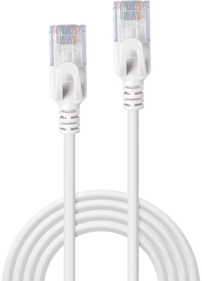 Tinklo Kabelis - LINDY Cat.6A U/UTP LSZH Ultra Plonas Tinklo Kabelis, RJ45, M/M, 500MHz, 28AWG, 3 m, Pilkas