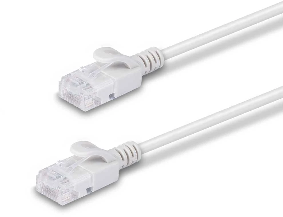 Tinklo Kabelis - LINDY Cat.6A U/UTP LSZH Ultra Plonas Tinklo Kabelis, RJ45, M/M, 500MHz, 28AWG, 3 m, Pilkas