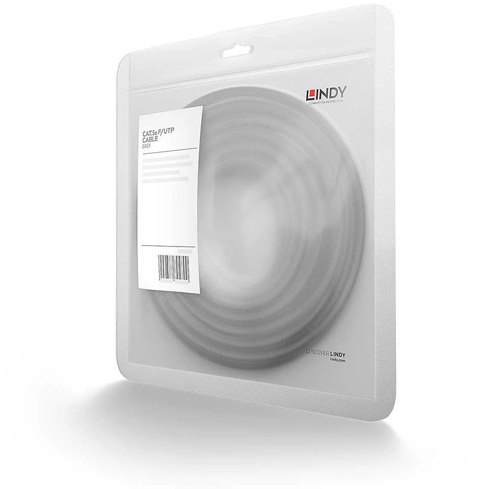 Tinklo Kabelis - LINDY Cat.5e F/UTP Tinklo Kabelis, RJ45, M/M, 100MHz, 2 m, Pilkas